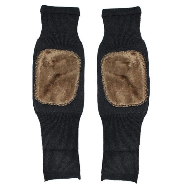 1 Pair Knee Warmer Woolen Knee Cap For Men And Women