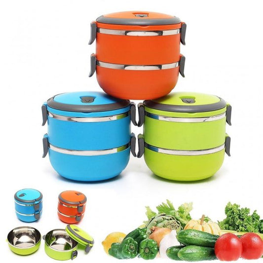 2 Layer Easy Portable Lunch Box ·non-toxic, Health And Safety