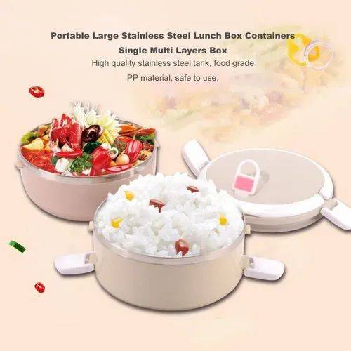 2 Layer Easy Portable Lunch Box ·non-toxic, Health And Safety