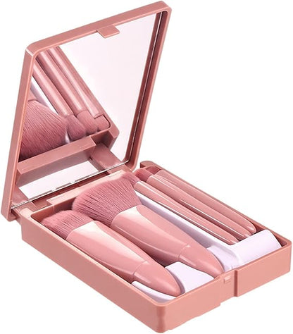 5pcs Soft Fluffy Makeup Brush Set Women Cosmetic Powder Eye Shadow Foundation Blush Blending Beauty Make Up Brush Tool