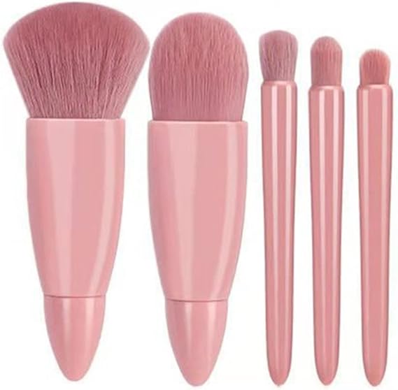 5pcs Soft Fluffy Makeup Brush Set Women Cosmetic Powder Eye Shadow Foundation Blush Blending Beauty Make Up Brush Tool