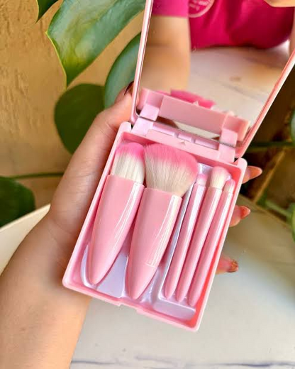 5pcs Soft Fluffy Makeup Brush Set Women Cosmetic Powder Eye Shadow Foundation Blush Blending Beauty Make Up Brush Tool