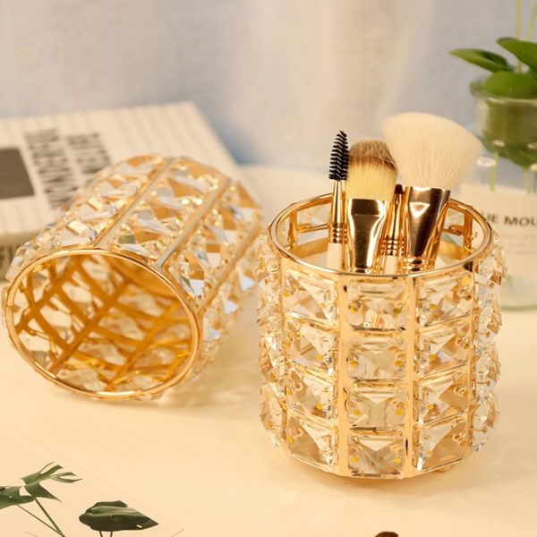 Crystal Makeup Brush Holder/ Pen Holder