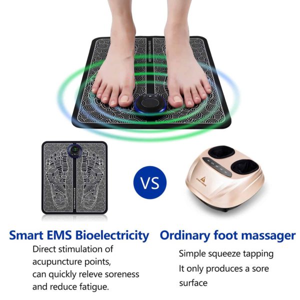 EMS Foot Massager Mat Electric USB Charging