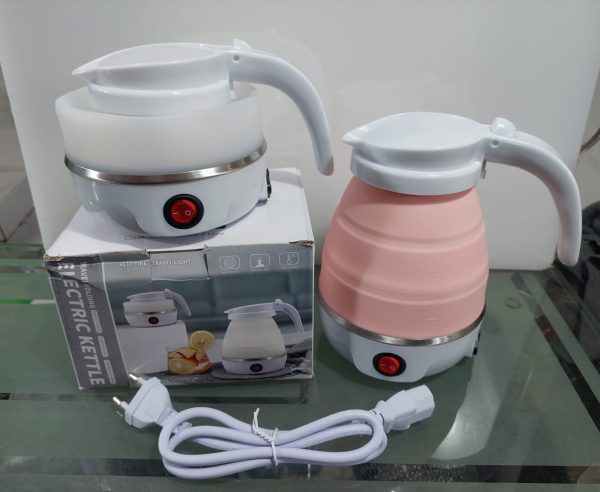 Foldable And Portable Teapot Water Heater Electric Kettle For Travel And Home Tea Pot Water Kettle Silica Gel Fast Water Boiling 600ml