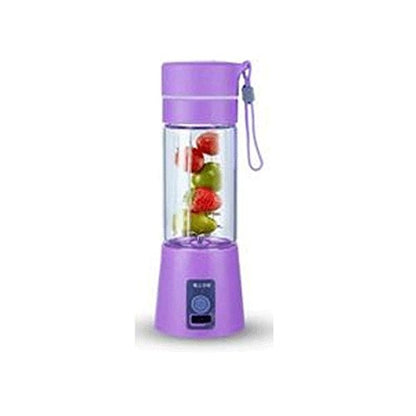 Juicer Portable Outdoor Juicing Cup Home Mini Cordless Crushed Ice Machine Usb Charging Fruit Vegetable Blender 6 Blades (20000 Mh Battery)