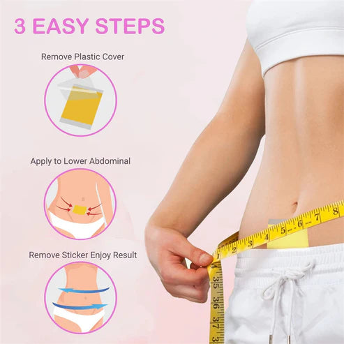 (pack Of 30) Slim Herbal Patches Body Belly Waist Cellulite Burner Lose Weight Stickers