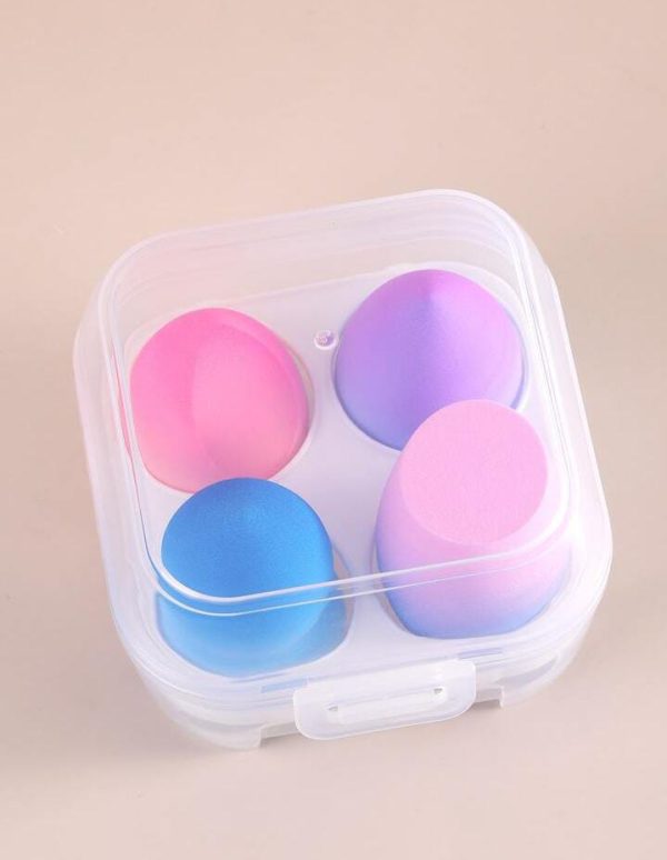 Pack Of 4 – Beauty Blender With Plastic Case