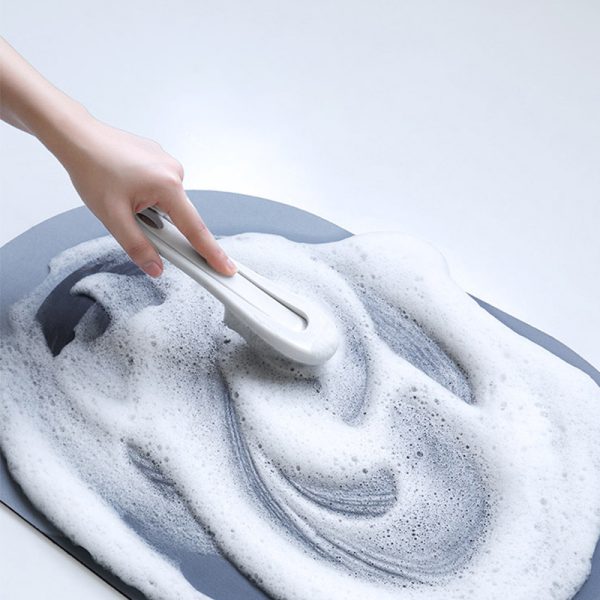 Round Bath Mat Super Absorbent Quick Drying Bathroom Rugs Non Slip Kitchen Entrance Doormat Modern Napa Skin Floor Mat Home Decor